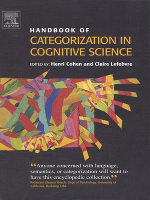 cover image of Handbook of Categorization in Cognitive Science